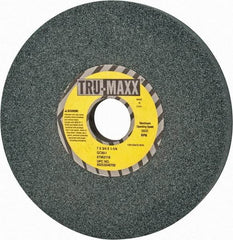 Tru-Maxx - 7" Diam x 1-1/4" Hole x 3/4" Thick, I Hardness, 80 Grit Surface Grinding Wheel - Silicon Carbide, Type 5, Medium Grade, 3,600 Max RPM, Vitrified Bond, One-Side Recess - Eagle Tool & Supply
