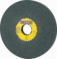 Tru-Maxx - 7" Diam x 1-1/4" Hole x 1" Thick, I Hardness, 80 Grit Surface Grinding Wheel - Silicon Carbide, Type 5, Medium Grade, 3,600 Max RPM, Vitrified Bond, One-Side Recess - Eagle Tool & Supply