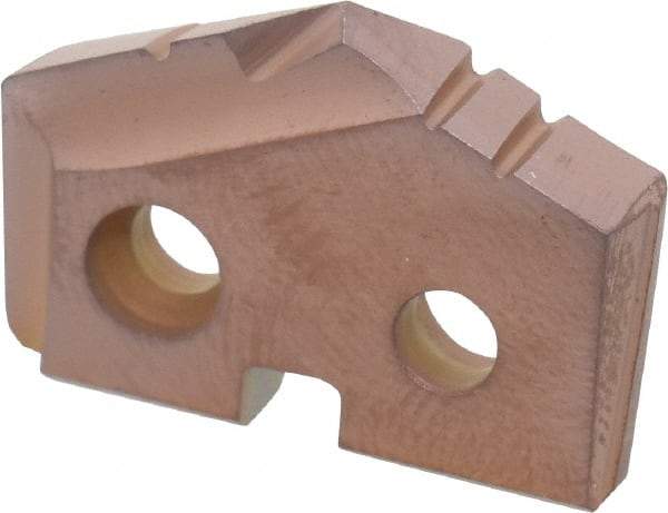 Allied Machine and Engineering - 13/16" Diam x 5/32" Thick, Seat Code 1, 132° Included Angle Spade Drill Insert - AM200 Coated, Cobalt, Grade Super Cobalt, Series GEN2 T-A - Eagle Tool & Supply