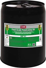 CRC - 5 Gal Pail Direct Food Contact White Oil - Clear, 32°F to 300°F, Food Grade - Eagle Tool & Supply