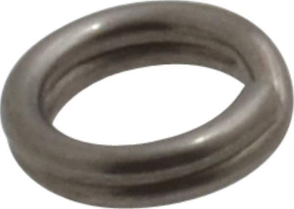 Made in USA - 0.174" ID, 0.254" OD, 0.062" Thick, Split Ring - 18-8 Stainless Steel, Natural Finish - Eagle Tool & Supply