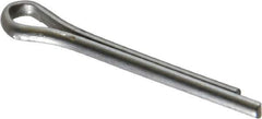 Made in USA - 3/32" Diam x 3/4" Long Extended Prong Cotter Pin - Grade 18-8, Uncoated, Stainless Steel - Eagle Tool & Supply