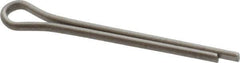 Made in USA - 3/32" Diam x 1" Long Extended Prong Cotter Pin - Grade 18-8, Uncoated, Stainless Steel - Eagle Tool & Supply