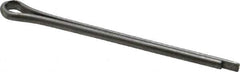 Made in USA - 3/32" Diam x 1-1/2" Long Extended Prong Cotter Pin - Grade 18-8, Uncoated, Stainless Steel - Eagle Tool & Supply