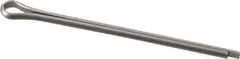 Made in USA - 3/32" Diam x 1-3/4" Long Extended Prong Cotter Pin - Grade 18-8, Uncoated, Stainless Steel - Eagle Tool & Supply