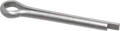 Made in USA - 1/8" Diam x 1" Long Extended Prong Cotter Pin - Grade 18-8, Uncoated, Stainless Steel - Eagle Tool & Supply