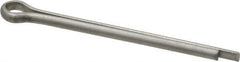 Made in USA - 1/8" Diam x 1-3/4" Long Extended Prong Cotter Pin - Grade 18-8, Uncoated, Stainless Steel - Eagle Tool & Supply