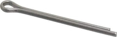 Made in USA - 5/32" Diam x 2" Long Extended Prong Cotter Pin - Grade 18-8, Uncoated, Stainless Steel - Eagle Tool & Supply