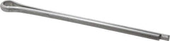 Made in USA - 3/16" Diam x 3" Long Extended Prong Cotter Pin - Grade 18-8, Uncoated, Stainless Steel - Eagle Tool & Supply