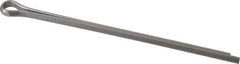 Made in USA - 3/16" Diam x 4" Long Extended Prong Cotter Pin - Grade 18-8, Uncoated, Stainless Steel - Eagle Tool & Supply