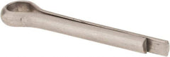 Made in USA - 1/4" Diam x 1-1/2" Long Extended Prong Cotter Pin - Grade 18-8, Uncoated, Stainless Steel - Eagle Tool & Supply