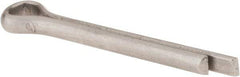 Made in USA - 1/4" Diam x 2" Long Extended Prong Cotter Pin - Grade 18-8, Uncoated, Stainless Steel - Eagle Tool & Supply