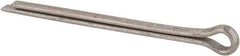 Made in USA - 1/4" Diam x 4" Long Extended Prong Cotter Pin - Grade 18-8, Uncoated, Stainless Steel - Eagle Tool & Supply