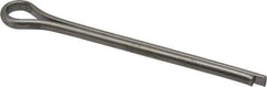 Made in USA - 5/16" Diam x 4" Long Extended Prong Cotter Pin - Grade 18-8, Uncoated, Stainless Steel - Eagle Tool & Supply