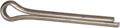 Made in USA - 3/8" Diam x 3" Long Extended Prong Cotter Pin - Grade 18-8, Uncoated, Stainless Steel - Eagle Tool & Supply