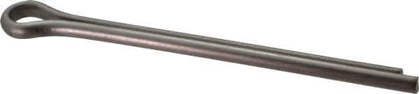 Made in USA - 3/8" Diam x 5" Long Extended Prong Cotter Pin - Grade 18-8, Uncoated, Stainless Steel - Eagle Tool & Supply