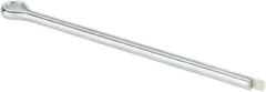 Made in USA - 3/32" Diam x 2" Long Extended Prong Cotter Pin - Grade 2, Zinc-Plated, Steel - Eagle Tool & Supply