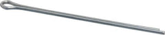 Made in USA - 3/32" Diam x 2-1/2" Long Extended Prong Cotter Pin - Grade 2, Zinc-Plated, Steel - Eagle Tool & Supply