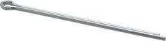 Made in USA - 1/8" Diam x 3" Long Extended Prong Cotter Pin - Grade 2, Zinc-Plated, Steel - Eagle Tool & Supply