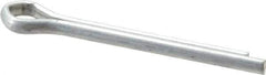 Made in USA - 3/16" Diam x 1-3/4" Long Extended Prong Cotter Pin - Grade 2, Zinc-Plated, Steel - Eagle Tool & Supply