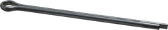 Made in USA - 3/16" Diam x 3-1/2" Long Extended Prong Cotter Pin - Grade 2, Zinc-Plated, Steel - Eagle Tool & Supply