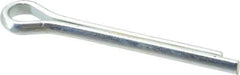 Made in USA - 5/16" Diam x 2-1/2" Long Extended Prong Cotter Pin - Grade 2, Zinc-Plated, Steel - Eagle Tool & Supply