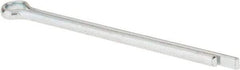 Made in USA - 5/16" Diam x 5" Long Extended Prong Cotter Pin - Grade 2, Zinc-Plated, Steel - Eagle Tool & Supply
