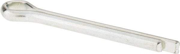 Made in USA - 3/8" Diam x 3" Long Extended Prong Cotter Pin - Grade 2, Zinc-Plated, Steel - Eagle Tool & Supply