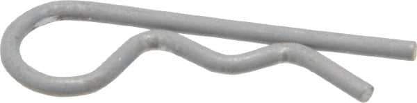 Made in USA - 1/4 to 5/16" Shaft Diam, 1-1/8" Long, 0.059" Wire Diam, Hair Pin Cotter - Grades 302 & 18-8 Stainless Steel - Eagle Tool & Supply