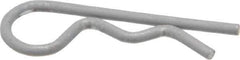 Made in USA - 1/4 to 5/16" Shaft Diam, 1-1/8" Long, 0.059" Wire Diam, Hair Pin Cotter - Grades 302 & 18-8 Stainless Steel - Eagle Tool & Supply