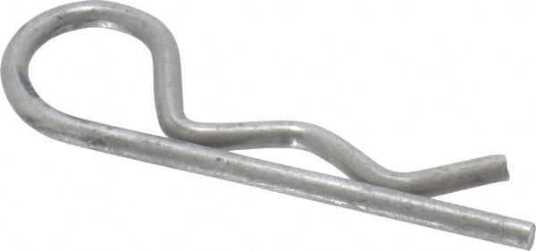 Made in USA - 5/16 to 3/8" Shaft Diam, 1-7/16" Long, 0.073" Wire Diam, Hair Pin Cotter - Eagle Tool & Supply