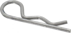 Made in USA - 5/16 to 3/8" Shaft Diam, 1-7/16" Long, 0.073" Wire Diam, Hair Pin Cotter - Eagle Tool & Supply