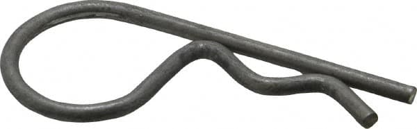 Made in USA - 3/8 to 7/16" Shaft Diam, 1-7/8" Long, 0.092" Wire Diam, Hair Pin Cotter - Eagle Tool & Supply