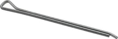 Made in USA - 1/8" Diam x 2" Long Hammerlock Cotter Pin - Grade 2, Zinc-Plated, Steel - Eagle Tool & Supply