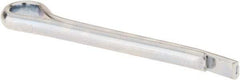 Made in USA - 5/32" Diam x 1-1/2" Long Hammerlock Cotter Pin - Grade 2, Zinc-Plated, Steel - Eagle Tool & Supply