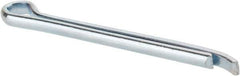 Made in USA - 5/32" Diam x 2" Long Hammerlock Cotter Pin - Grade 2, Zinc-Plated, Steel - Eagle Tool & Supply