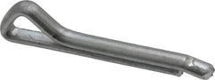 Made in USA - 3/16" Diam x 1-1/4" Long Hammerlock Cotter Pin - Grade 2, Zinc-Plated, Steel - Eagle Tool & Supply