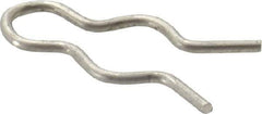 Made in USA - 5/16" Groove, 31/32" Long, Stainless Steel Hair Pin Clip - 0.052" Clip Diam, 3/8" Shaft Diam, Grade 18-8 - Eagle Tool & Supply