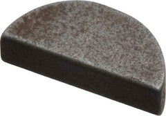 Made in USA - #303 Standard Woodruff Key - 3/8" Long x 3/32" Wide, Steel - Eagle Tool & Supply