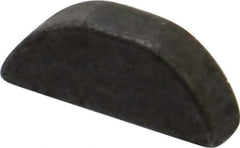 Made in USA - #505 Standard Woodruff Key - 5/8" Long x 5/32" Wide, Steel - Eagle Tool & Supply