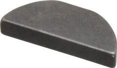 Made in USA - #406 Standard Woodruff Key - 3/4" Long x 1/8" Wide, Steel - Eagle Tool & Supply