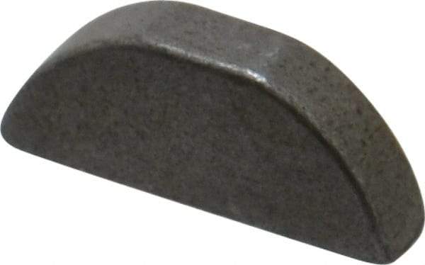 Made in USA - #506 Standard Woodruff Key - 3/4" Long x 5/32" Wide, Steel - Eagle Tool & Supply