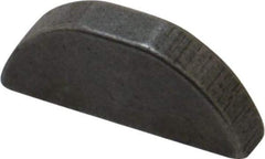 Made in USA - #507 Standard Woodruff Key - 7/8" Long x 5/32" Wide, Steel - Eagle Tool & Supply