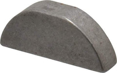 Made in USA - #607 Standard Woodruff Key - 7/8" Long x 3/16" Wide, Steel - Eagle Tool & Supply