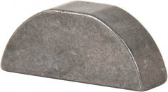 Made in USA - #807 Standard Woodruff Key - 7/8" Long x 1/4" Wide, Steel - Eagle Tool & Supply