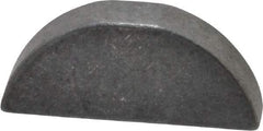 Made in USA - #810 Standard Woodruff Key - 1-1/4" Long x 1/4" Wide, Steel - Eagle Tool & Supply