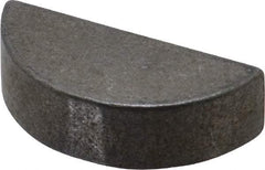 Made in USA - #1211 Standard Woodruff Key - 1-3/8" Long x 3/8" Wide, Steel - Eagle Tool & Supply