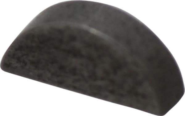 Made in USA - #202 Standard Woodruff Key - 1/4" Long x 1/16" Wide, Steel - Eagle Tool & Supply