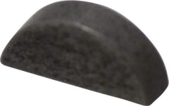 Made in USA - #202 Standard Woodruff Key - 1/4" Long x 1/16" Wide, Steel - Eagle Tool & Supply