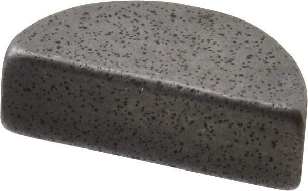 Made in USA - #403 Standard Woodruff Key - 3/8" Long x 1/8" Wide, Alloy Steel - Eagle Tool & Supply